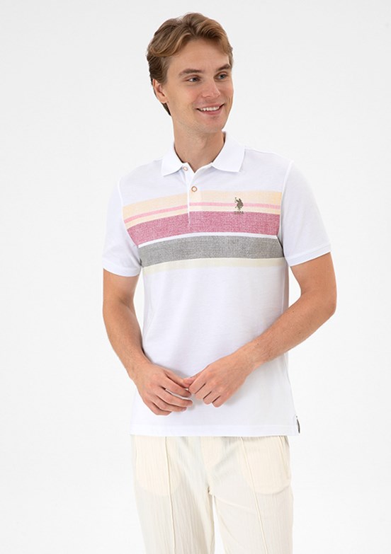 US POLO ASSN Erkek Bej Regular T-Shirt