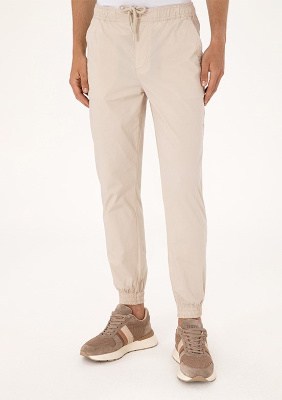 US POLO ASSN Erkek Bej Chino Pantolon