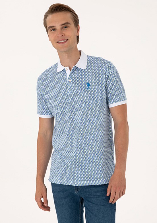 US POLO ASSN Erkek Beyaz Regular T-Shirt