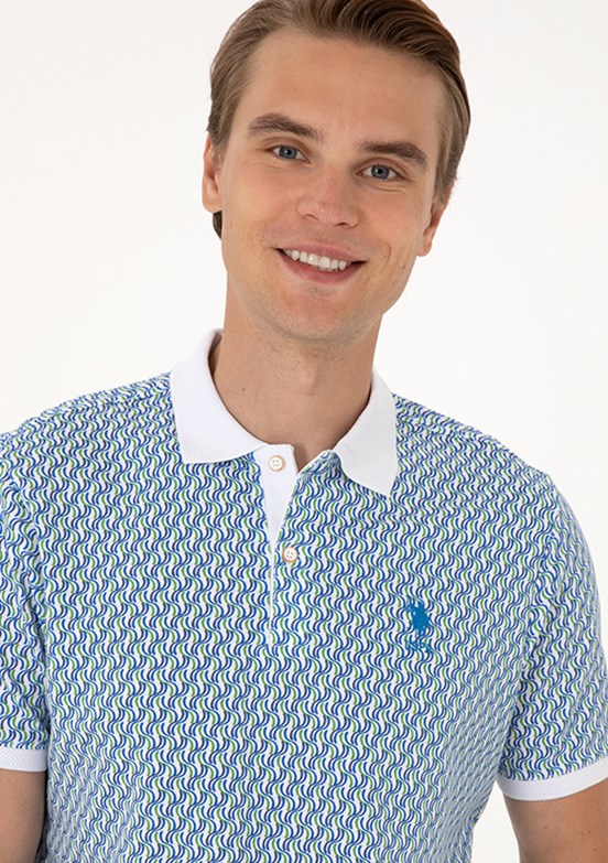 US POLO ASSN Erkek Beyaz Regular T-Shirt