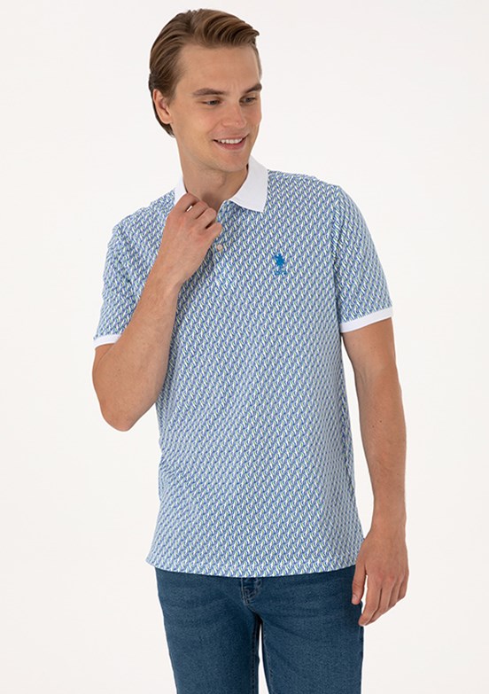 US POLO ASSN Erkek Beyaz Regular T-Shirt