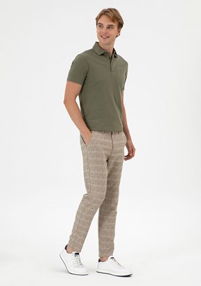 US POLO ASSN Erkek Yeşil Chino Pantolon
