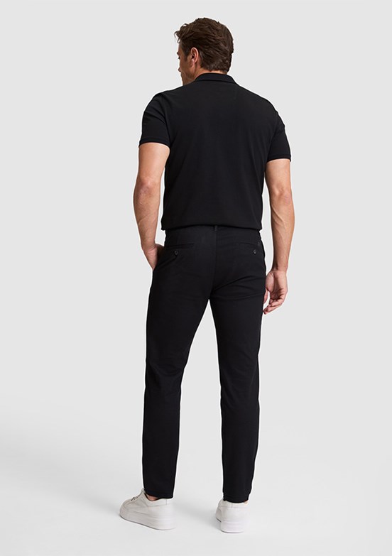 US POLO ASSN - Erkek Siyah Chino Pantolon