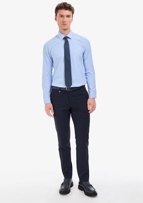 PİERRE CARDİN - Erkek Lacivert Slim Pantolon