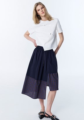 TWİST Ekru Kadın Basic T-Shirt