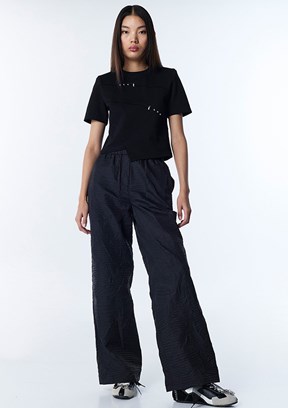 TWİST Siyah Kadın Basic T-Shirt