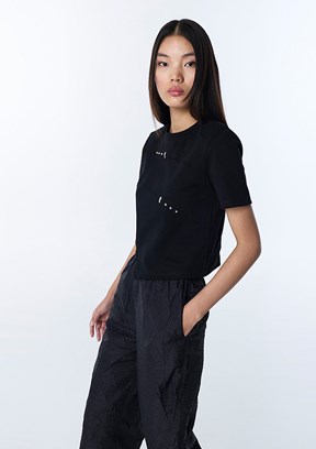 TWİST Siyah Kadın Basic T-Shirt
