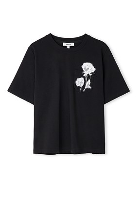 İPEKYOL Siyah Kadın Basic T-Shirt