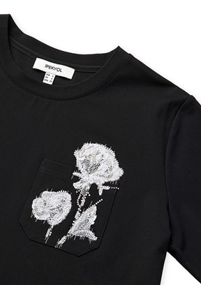 İPEKYOL Siyah Kadın Basic T-Shirt
