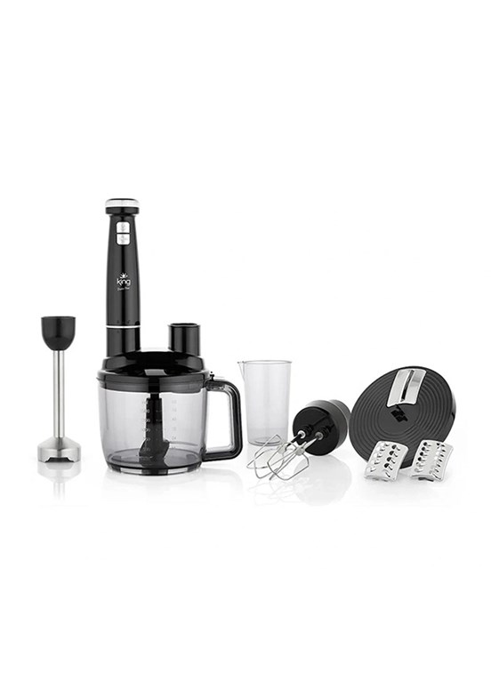 KİNG Bodie Plus - KKB107 Siyah/Gümüş Komple Blender Set