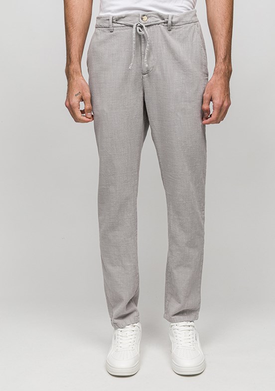 JOHNNY JOE - JOE00080 Erkek Gri Jogger Jean Pantolon