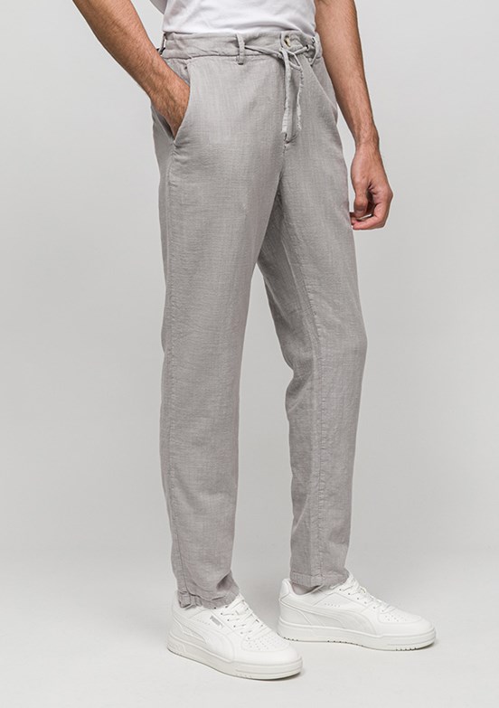 JOHNNY JOE - JOE00080 Erkek Gri Jogger Jean Pantolon