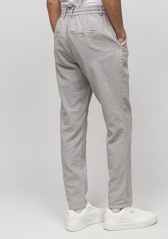 JOHNNY JOE - JOE00080 Erkek Gri Jogger Jean Pantolon