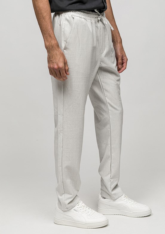 JOHNNY JOE - JOE00140 Erkek Bej Jogger Jean Pantolon