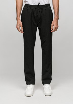 JOHNNY JOE - JOE00140 Erkek Siyah Jogger Jean Pantolon