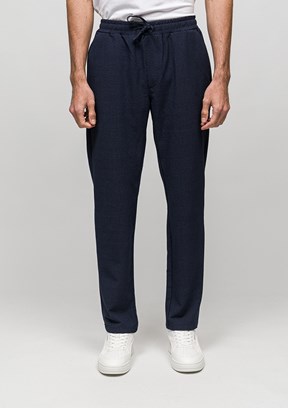 JOHNNY JOE - JOE00140 Erkek Lacivert Jogger Jean Pantolon