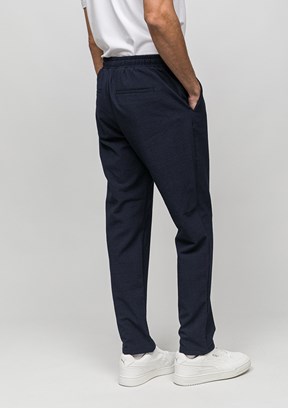 JOHNNY JOE - JOE00140 Erkek Lacivert Jogger Jean Pantolon