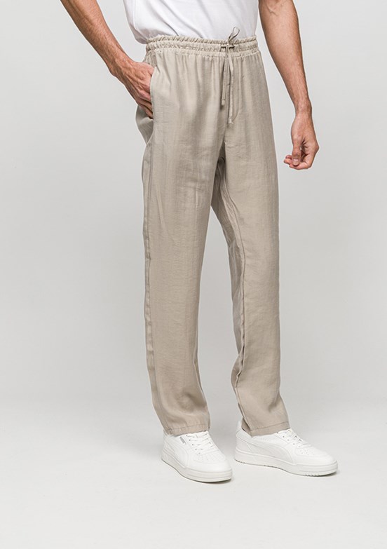 JOHNNY JOE - JOE04300 Erkek Bej Jogger Jean Pantolon