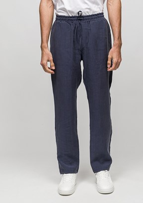 JOHNNY JOE - JOE04300 Erkek Lacivert Jogger Jean Pantolon