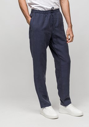 JOHNNY JOE - JOE04300 Erkek Lacivert Jogger Jean Pantolon