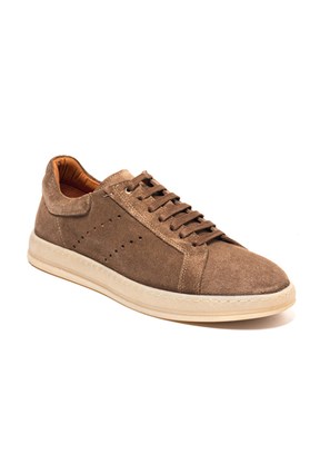 LUCİANO BELLİNİ - C27603 Erkek Taş Süet Casual Ayakkabı