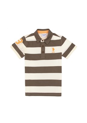 US POLO ASSN Bej Erkek Çocuk Regular T-Shirt