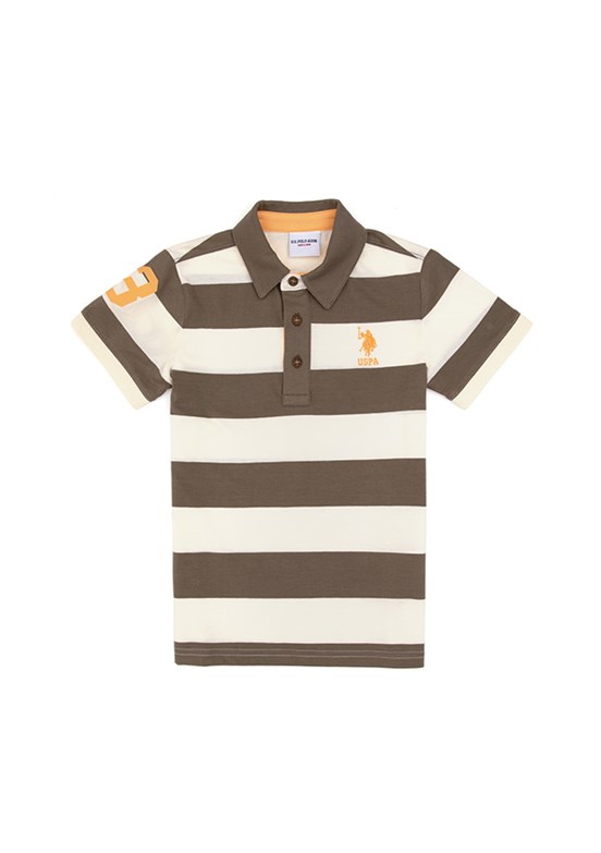US POLO ASSN Bej Erkek Çocuk Regular T-Shirt
