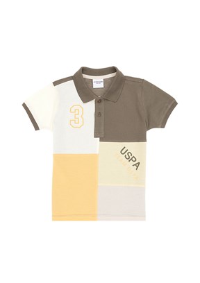 US POLO ASSN Bej Erkek Çocuk Regular T-Shirt