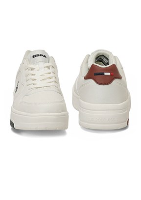 US POLO ASSN Beyaz Erkek Sneaker Ayakkabı