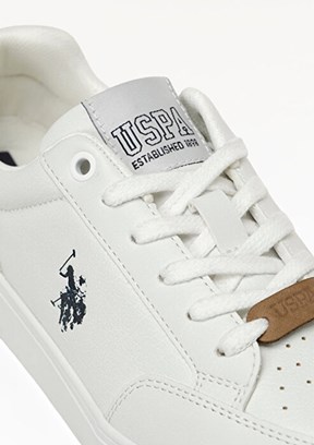 US POLO ASSN Beyaz Erkek Sneaker Ayakkabı