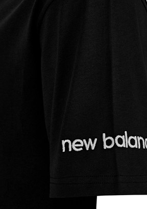 NEW BALANCE Lifestyle - MNT1644-BK Erkek Siyah Baskılı T-Shirt