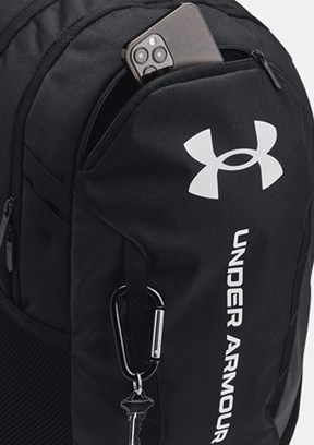 UNDER ARMOUR UA Hustle 6.0 - 1384672-002 Unisex Siyah Sırt Çantası
