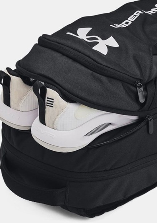 UNDER ARMOUR UA Hustle 6.0 - 1384672-002 Unisex Siyah Sırt Çantası