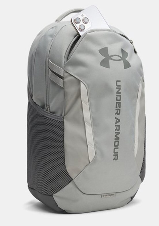 UNDER ARMOUR UA Hustle 6.0 - 1384672-069 Unisex Gri Sırt Çantası
