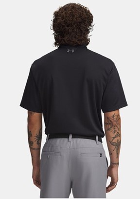 UNDER ARMOUR UA Tech - 1290140-001 Erkek Siyah Polo Yaka T-Shirt