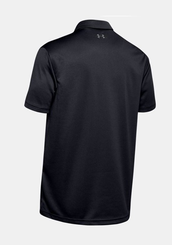 UNDER ARMOUR UA Tech - 1290140-001 Erkek Siyah Polo Yaka T-Shirt