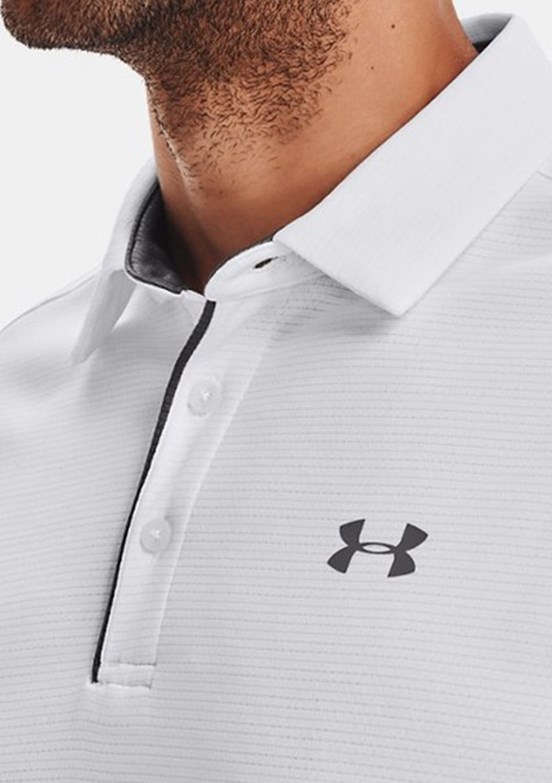 UNDER ARMOUR UA Tech - 1290140-100 Erkek Beyaz Polo Yaka T-Shirt