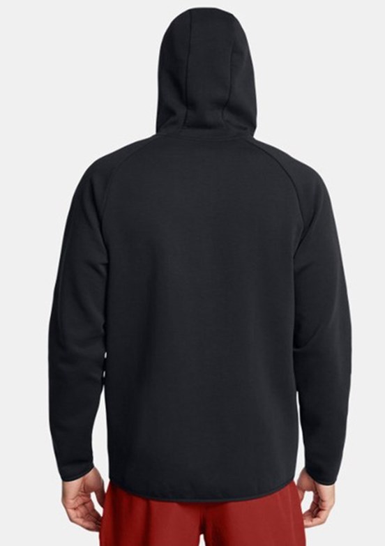 UNDER ARMOUR UA Unstoppable Fleece Tam Fermuarlı HD EU - 1389352-001 Erkek Siyah Fermuarlı Sweatshirt