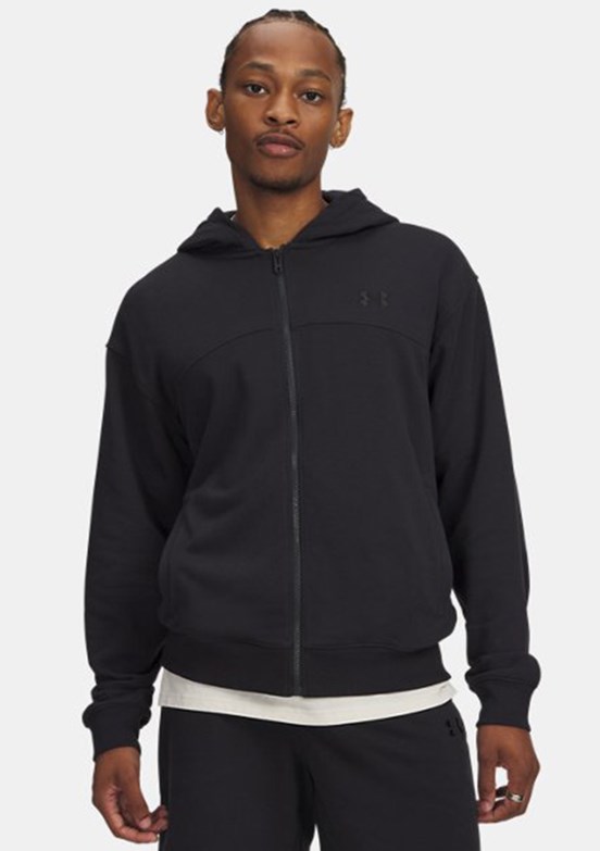 UNDER ARMOUR UA Rival Lightweight - 6009346-001 Erkek Siyah Kapüşonlu Ceket
