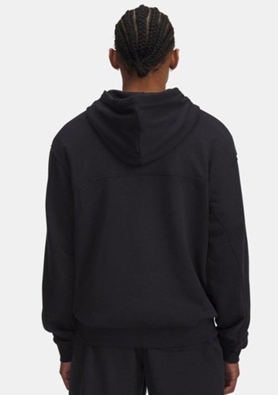 UNDER ARMOUR UA Rival Lightweight - 6009346-001 Erkek Siyah Kapüşonlu Ceket