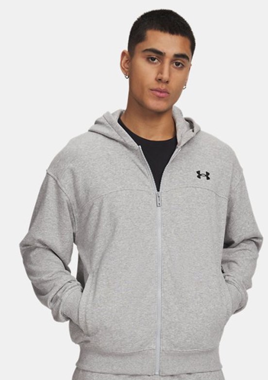 UNDER ARMOUR UA Rival Lightweight - 6009346-011 Erkek Gri Kapüşonlu Ceket