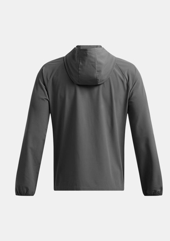 UNDER ARMOUR UA Stretch Woven - 6003001-025 Erkek Gri Kapüşonlu Ceket