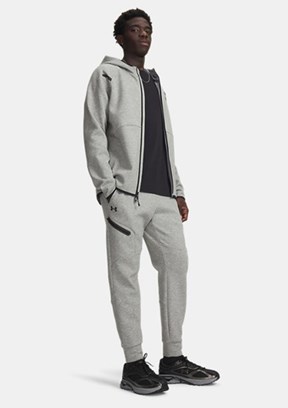 UNDER ARMOUR UA Unstoppable Fleece EU - 1389353-011 Erkek Gri Jogger Eşofman Altı