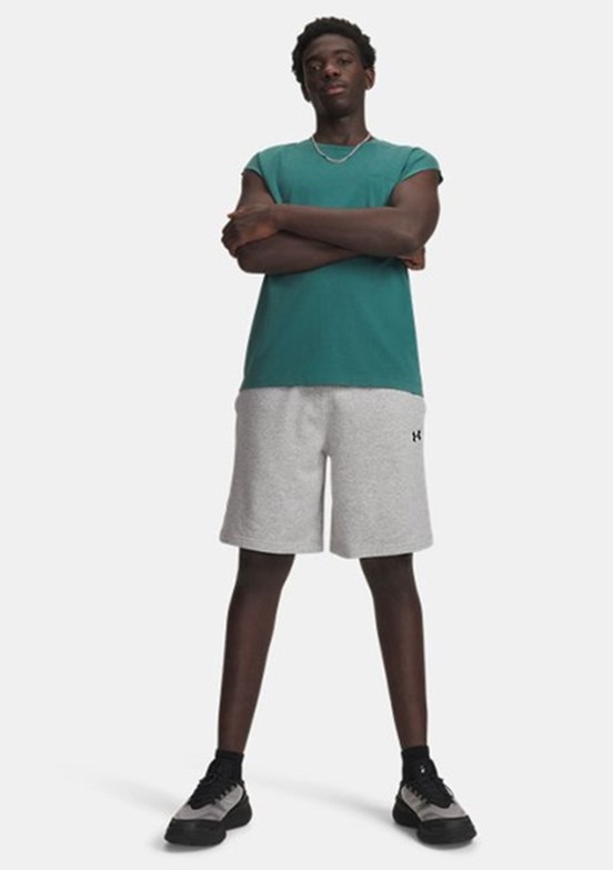 UNDER ARMOUR UA Rival Lightweight - 6009345-011 Erkek Gri Baskılı Şort