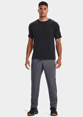 UNDER ARMOUR UA Sportstyle LC - 1326799-001 Erkek Siyah Bisiklet Yaka T-shirt