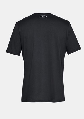 UNDER ARMOUR UA Sportstyle LC - 1326799-001 Erkek Siyah Bisiklet Yaka T-shirt