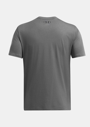 UNDER ARMOUR UA Sportstyle LC - 1326799-025 Erkek Gri Bisiklet Yaka T-shirt