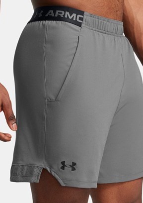 UNDER ARMOUR UA Vanish Dokuma 6inch - 1373718-027 Erkek Gri Dokuma Şort