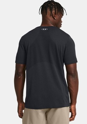 UNDER ARMOUR UA Vanish - 1382801-001 Erkek Siyah Dikişsiz Kısa Kollu T-shirt