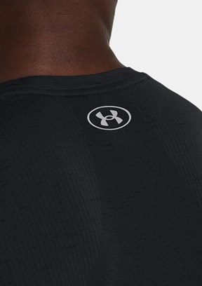 UNDER ARMOUR UA Vanish - 1382801-001 Erkek Siyah Dikişsiz Kısa Kollu T-shirt